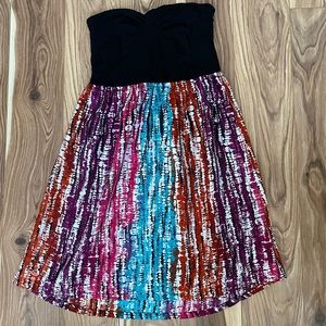 Roxy strapless summer dress
